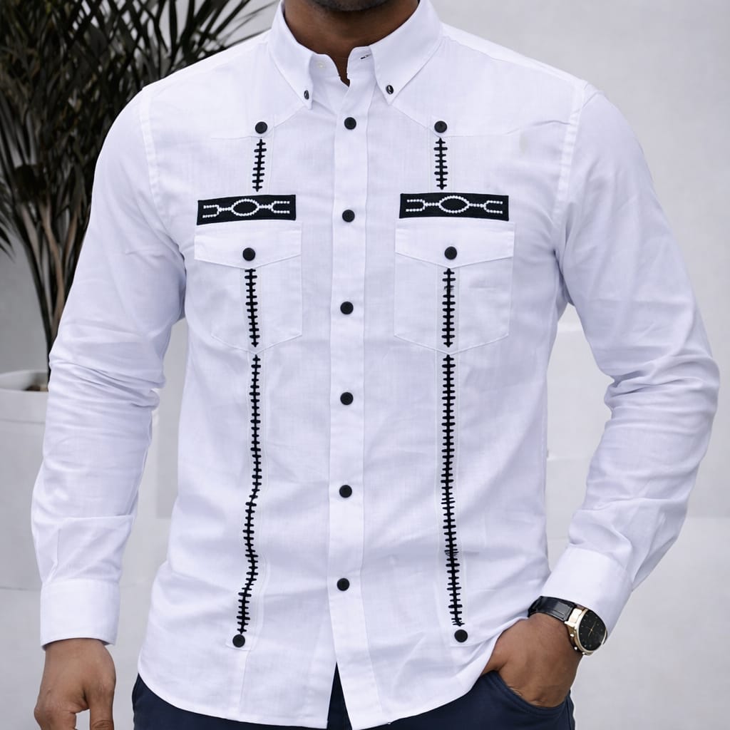 Chemise lin cassé - Image 4