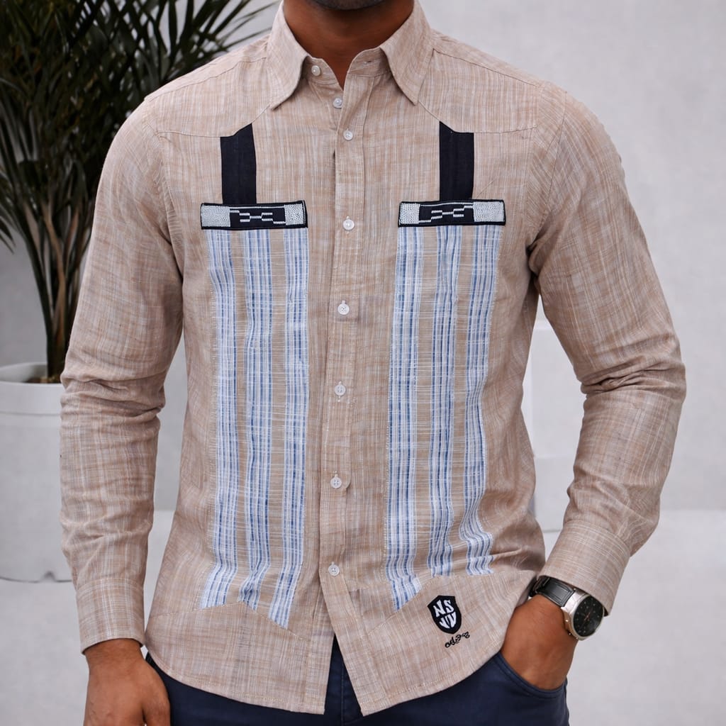 Chemise lin cassé - Image 9