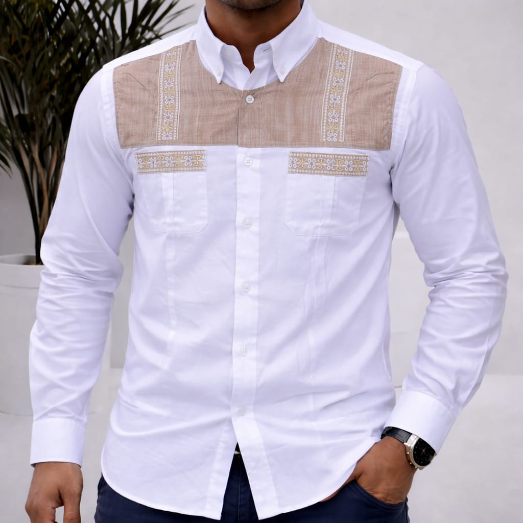 Chemise lin cassé - Image 12