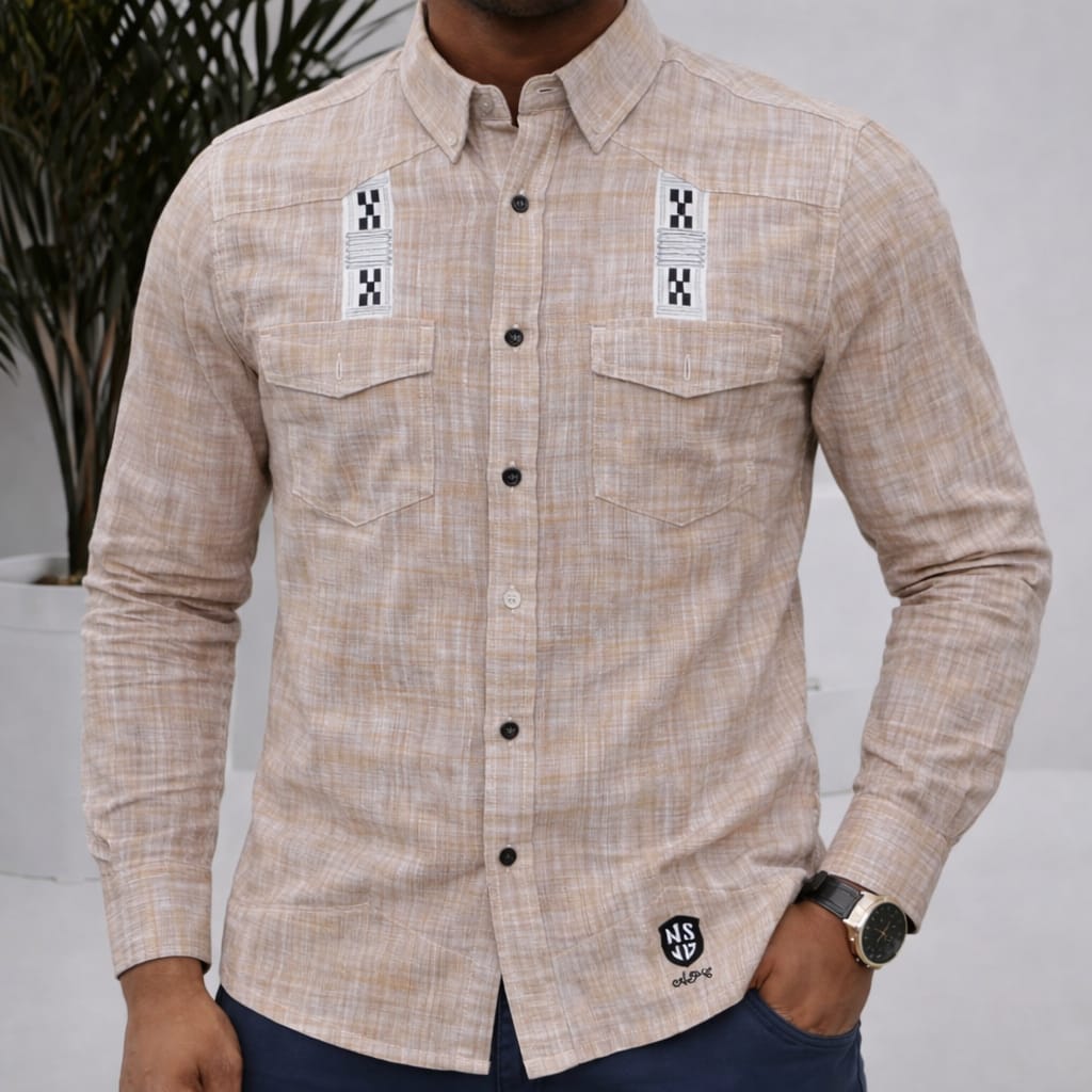 Chemise lin cassé - Image 15