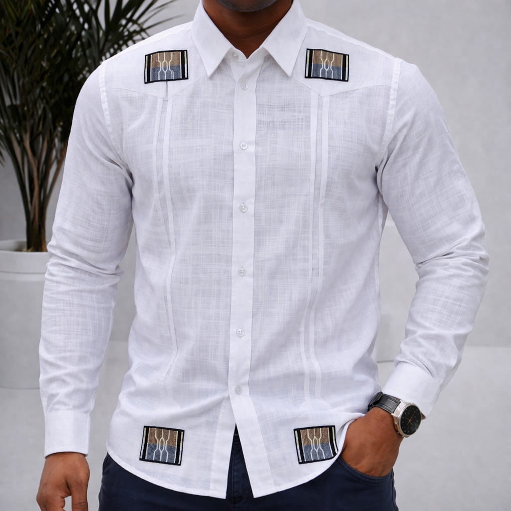 Chemise lin cassé - Image 14