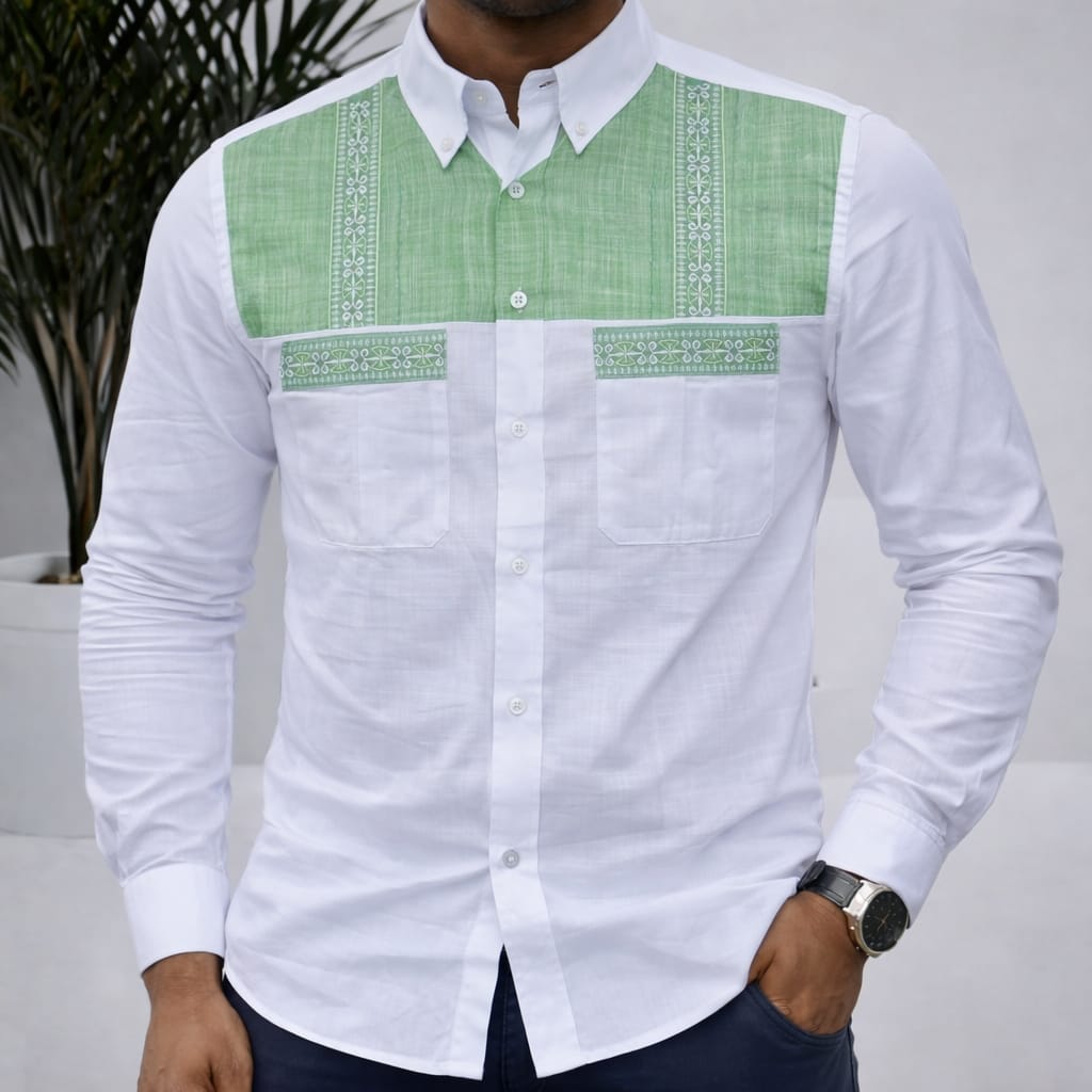 Chemise lin cassé - Image 10