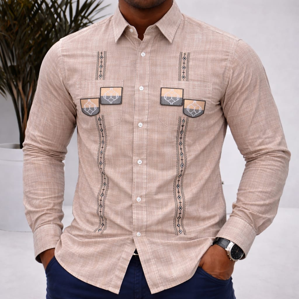 Chemise lin cassé - Image 3